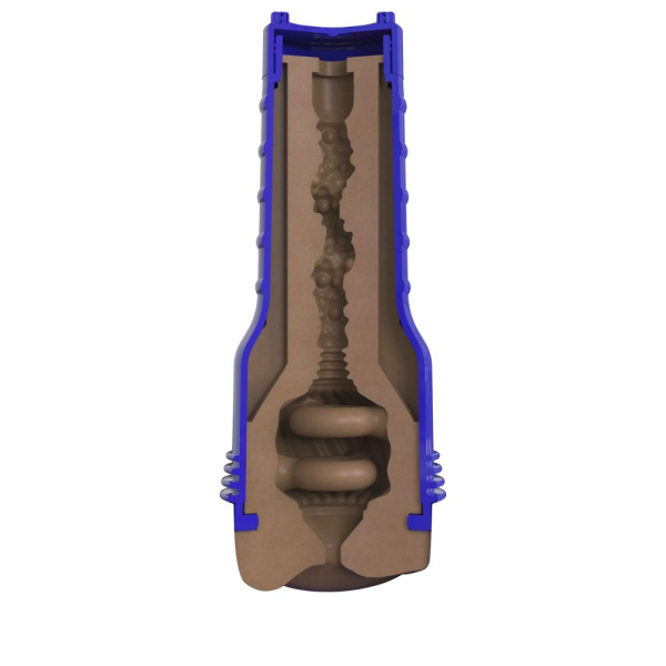 Мастурбатор-попка Fleshlight Boost Blast Female Medium Dark Flesh, плавающие кольца Turbo Tech