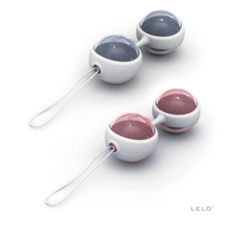 Набор вагинальных шариков LELO Beads, диаметр 3,5 см, изменяемая нагрузка, 2х28 и 2х37 г || Набір вагінальних кульок LELO Beads, діаметр 3,5 см, змінне навантаження, 2х28 та 2х37 г