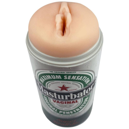 Мастурбатор-вагина Alive Heineken Vagina II в виде банки пива, реалистичный || Мастурбатор-вагіна Alive Heineken Vagina II у вигляді банки пива, реалістичний