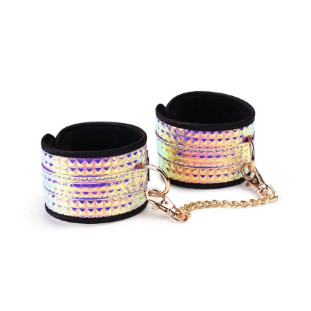 Набор Liebe Seele Pink Glossy 7pcs Bondage Kit, фиксаторы, ошейник с поводком, кляп, флоггер, маска || Набір Liebe Seele Pink G lossy 7pcs Bondage Kit, фіксатори, нашийник з повідцем, кляп, флогер, маска
