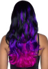Leg Avenue Allure Multi Color Wig Black/Purple || Leg Avenue Allure Multi Color Wig Black/Purple