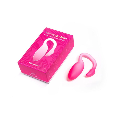 Смарт-виброяйцо Magic Motion Flamingo Max Pink 2 в 1: виброяйцо и тренажер Кегеля, 10 режимов || Смарт-віброяйце Magic Motion Flamingo Max Pink 2 в 1: віброяйце та тренажер Кегеля, 10 режимів