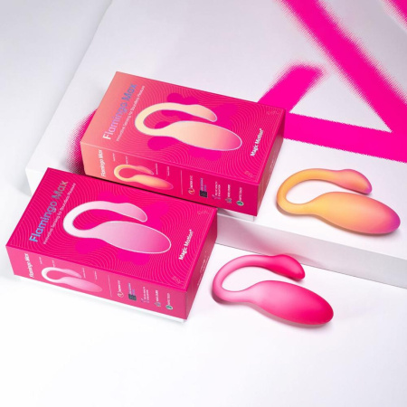 Смарт-виброяйцо Magic Motion Flamingo Max Orange 2 в 1: виброяйцо и тренажер Кегеля, 10 режимов || Смарт-віброяйце Magic Motion Flamingo Max Orange 2 в 1: віброяйце та тренажер Кегеля, 10 режимів