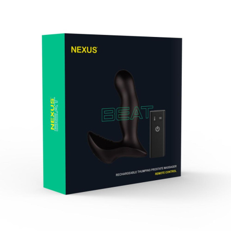 Массажер простаты Nexus Beat с пульсирующей жемчужиной и вибрацией || Масажер простати Nexus Beat з пульсуючою перлиною і вібрацією