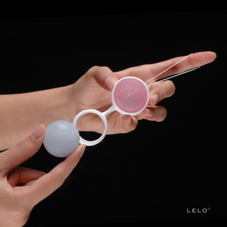 Набор вагинальных шариков LELO Beads, диаметр 3,5 см, изменяемая нагрузка, 2х28 и 2х37 г || Набір вагінальних кульок LELO Beads, діаметр 3,5 см, змінне навантаження, 2х28 та 2х37 г