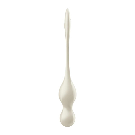 Вагинальные смарт-шарики с вибрацией Satisfyer Love Birds 1 Connect App White, 78 г || Вагінальні смарт-кульки з вібрацією Satisfyer Love Birds 1 Connect App White, 78 г
