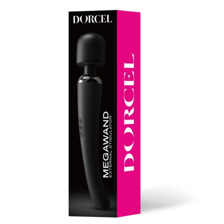Мощный вибромассажер Dorcel Megawand Black перезаряжаемый, 160 режимов || Потужний вібромасажер Dorcel Megawand Black перезаряджуваний, 160 режимів