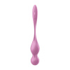 Вагинальные смарт-шарики с вибрацией Satisfyer Love Birds 1 Connect App Pink, 78 г || Вагінальні смарт-кульки з вібрацією Satisfyer Love Birds 1 Connect App Pink, 78 г