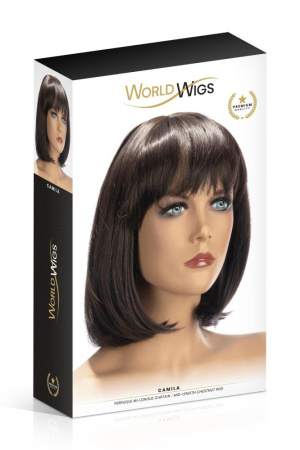 Парик World Wigs CAMILA MID-LENGTH CHESTNUT || Перука World Wigs CAMILA MID-LENGTH CHESTNUT