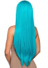 Парик Leg Avenue 33″ Long straight center part wig turquoise || Перука Leg Avenue 33″ Long straight center part wig turquoise