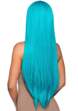 Парик Leg Avenue 33″ Long straight center part wig turquoise || Перука Leg Avenue 33″ Long straight center part wig turquoise