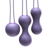 Набор вагинальных шариков Je Joue - Ami Purple, диаметр 3,8-3,3-2,7см, вес 54-71-100гр || Набір вагінальних кульок Je Joue - Ami Purple, діаметр 3,8-3,3-2,7см, вага 54-71-100гр