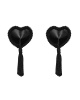 Эротические наклейки на соски с кисточками Obsessive Tassel nipple covers black || Еротичні наклейки на соски з пензликами Obsessive Tassel nipple covers black