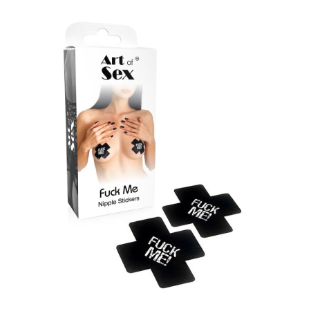 Пестисы на грудь Art of Sex - Fuck me, Черный || Пестиси на груди Art of Sex - Fuck me, Чорний