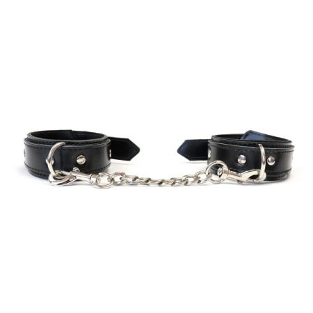 Наручники из экокожи Art of Sex - Handcuffs Emoji, цвет черный || Наручники із екошкіри Art of Sex - Handcuffs Emoji, колір чорний