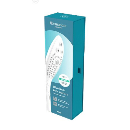 Насадка-стимулятор для душа 2в1 Womanizer Wave White, массажер для интимных зон || Насадка-стимулятор для душу 2в1 Womanizer Wave White, масажер для інтимних зон
