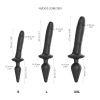 Анальная пробка с дилдо 2в1 Strap-On-Me SWITCH PLUG-IN REALISTIC DILDO Black XXL, диаметр 5,2/3,9 см || Анальна пробка з дилдо 2в1 Strap-On-Me SWITCH PLUG-IN REALISTIC DILDO Black XXL, діаметр 5,2/3,9 см