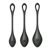 Набор йони бусин Satisfyer Yoni Power 2 Black, диаметр 2-2,5-3см, масса 22-44-73 г || Набір йоні намистин Satisfyer Yoni Power 2 Black, діаметр 2-2,5-3см, маса 22-44-73 г