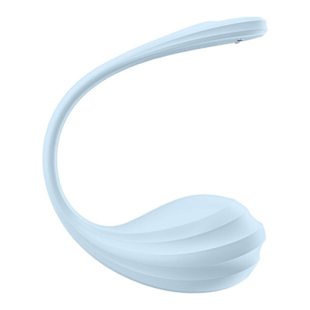 Смарт-виброяйцо Satisfyer Smooth Petal Connect App Light Blue || Смарт-віброяйце Satisfyer Smooth Petal Connect App Light Blue