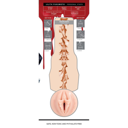 Мастурбатор Fleshlight Fantasy Lilith Fukumoto Shokushu, очень нежный, фэнтезийный канал || Мастурбатор Fleshlight Fantasy Lilith Fukumoto Shokushu, дуже ніжний, фентезійний канал