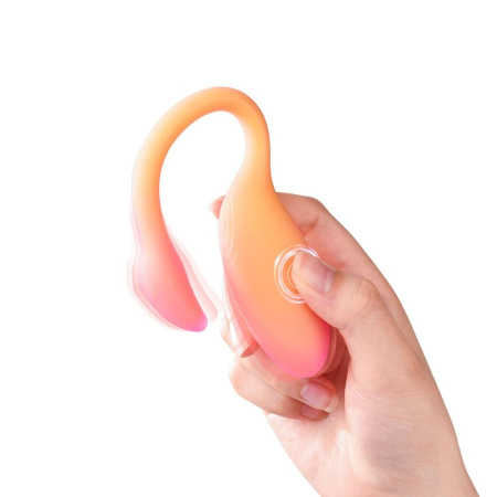 Смарт-виброяйцо Magic Motion Flamingo Max Orange 2 в 1: виброяйцо и тренажер Кегеля, 10 режимов || Смарт-віброяйце Magic Motion Flamingo Max Orange 2 в 1: віброяйце та тренажер Кегеля, 10 режимів