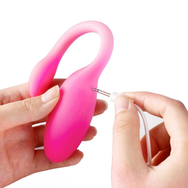 Смарт-виброяйцо Magic Motion Flamingo Max Pink 2 в 1: виброяйцо и тренажер Кегеля, 10 режимов