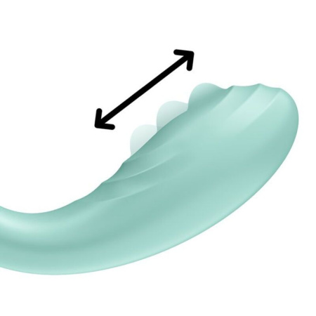 Вибратор с жемчужной стимуляцией точки G Satisfyer Rrrolling Pleasure Mint || Вібратор із перлинною стимуляцією точки G Satisfyer Rrrolling Pleasure Mint