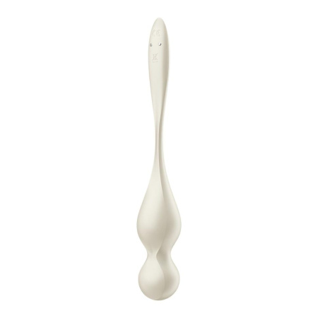 Вагинальные смарт-шарики с вибрацией Satisfyer Love Birds 1 Connect App White, 78 г || Вагінальні смарт-кульки з вібрацією Satisfyer Love Birds 1 Connect App White, 78 г