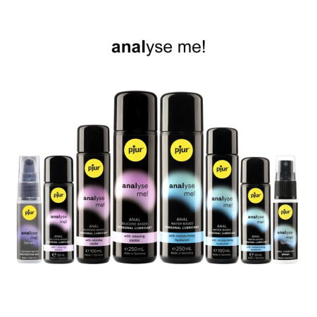 Анальная смазка pjur analyse me! Relaxing jojoba silicone 100 мл на силиконовой основе с жожоба || Анальна змазка pjur analyse me! Relaxing jojoba silicone 100 мл на силіконовій основі з жожоба