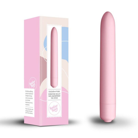 Мини-вибратор SugarBoo Sugar Pink, 10 уровней интенсивности || Мінівібратор SugarBoo Sugar Pink, 10 рівнів інтенсивності