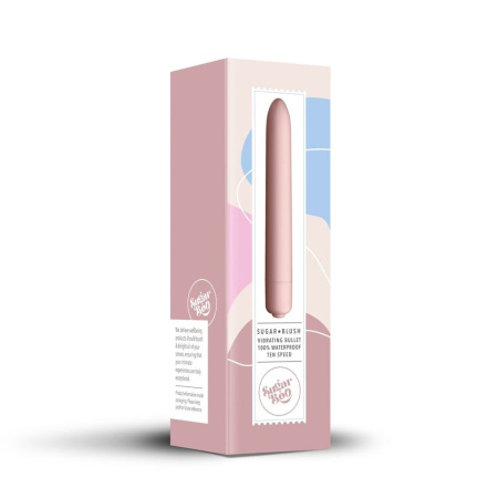Мини-вибратор SugarBoo Sugar Blush, 10 уровней интенсивности || Мінівібратор SugarBoo Sugar Blush, 10 рівнів інтенсивності