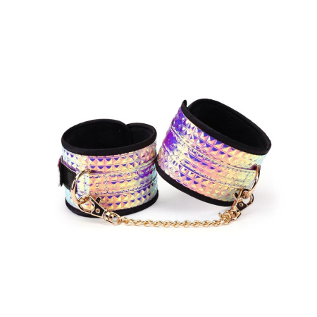 Набор Liebe Seele Pink Glossy 7pcs Bondage Kit, фиксаторы, ошейник с поводком, кляп, флоггер, маска || Набір Liebe Seele Pink G lossy 7pcs Bondage Kit, фіксатори, нашийник з повідцем, кляп, флогер, маска