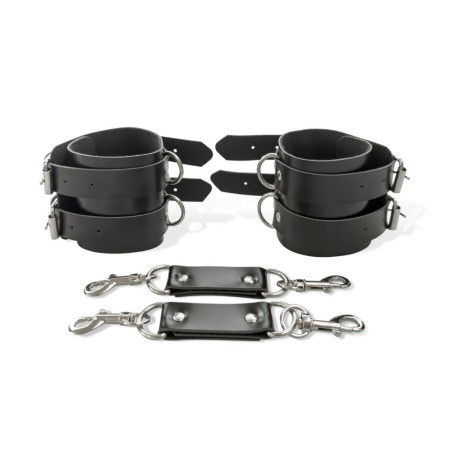 Наручники мужские Art of Sex - Handcuffs Dragons man из экокожи, цвет черный || Наручники чоловічі Art of Sex - Handcuffs Dragons man з екошкіри, колір чорний
