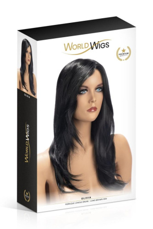 Парик World Wigs OLIVIA LONG BROWN || Перука World Wigs OLIVIA LONG BROWN