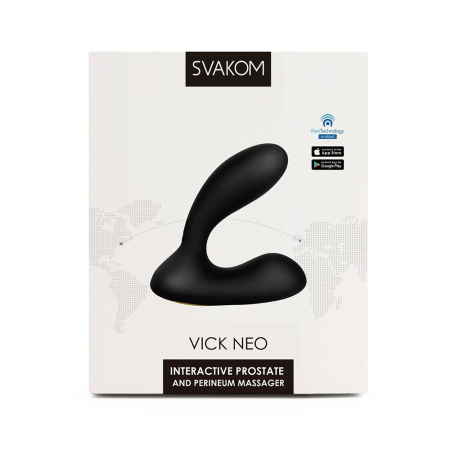 Интерактивный массажер простаты и вибратор точки G Svakom Vick Neo || Інтерактивний масажер простати та вібратор точки G Svakom Vick Neo