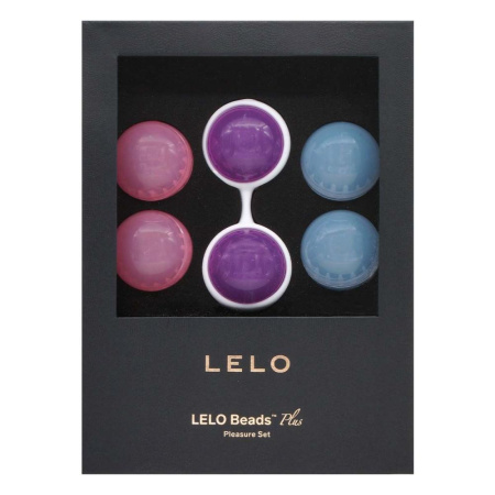 Набор вагинальных шариков LELO Beads Plus, диаметр 3,5 см, изменяемая нагрузка, 2х28, 2х37 и 2х60 г || Набір вагінальних кульок LELO Beads Plus, діаметр 3,5 см, змінне навантаження 2х28, 2х37 та 2х60 г